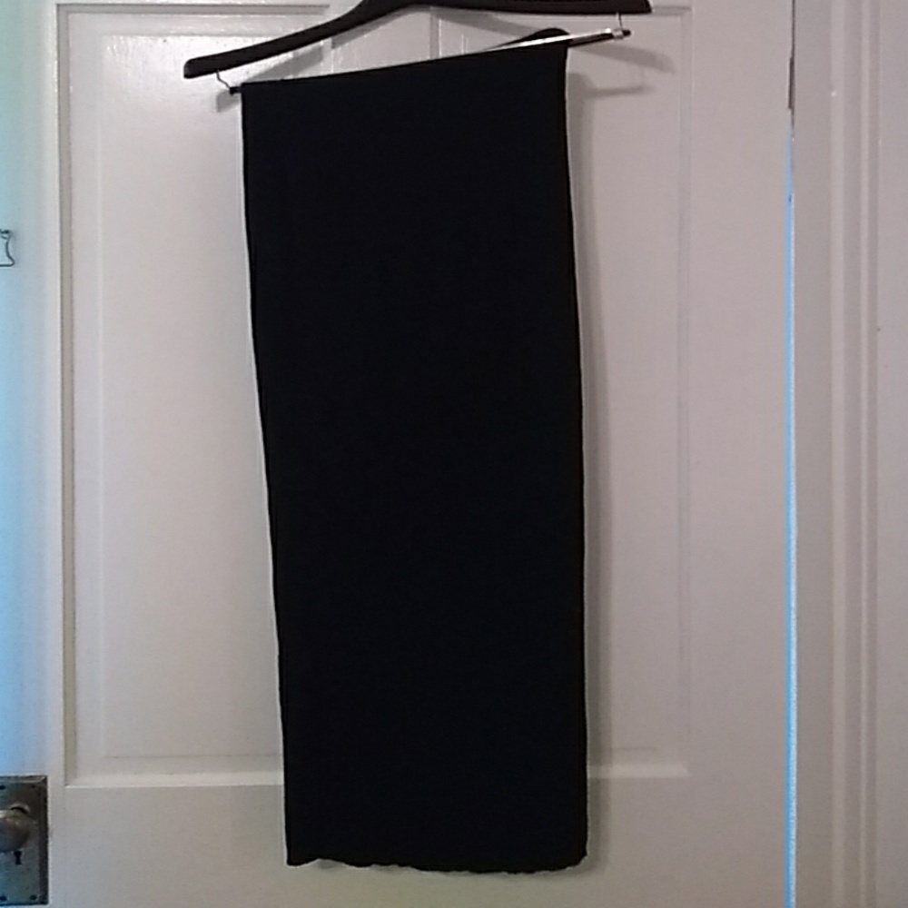 Long wool skirt